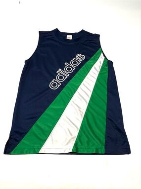 Vintage 2003 Adidas Diagonal Mesh Jersey Tank - Women's M/L